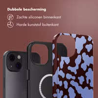 Selencia Vivid Backcover met MagSafe Apple iPhone 13 - Moo'd Lavender Glow