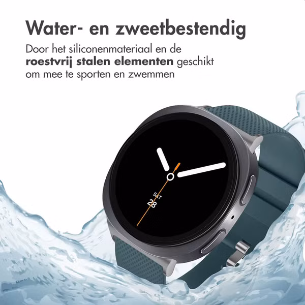 imoshion Flexibel Siliconen bandje voor de Samsung Galaxy Watch 8 (Classic) - 40 / 44 / 46mm - Groen