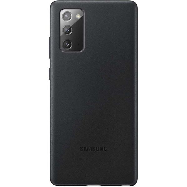 Samsung Originele Leather Backcover Galaxy Note 20 - Donkergroen