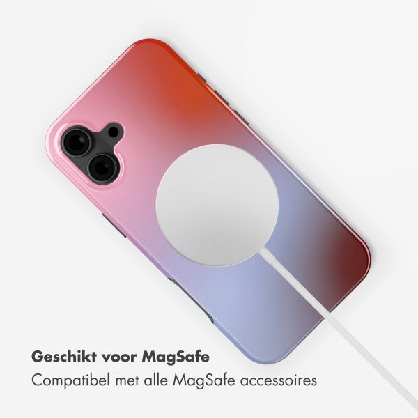 Selencia Vivid Backcover met MagSafe Apple iPhone 16 - Gradient Soft Blush