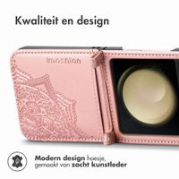 imoshion Mandala Bookcase Samsung Galaxy Z Flip 5 - Rosé Goud