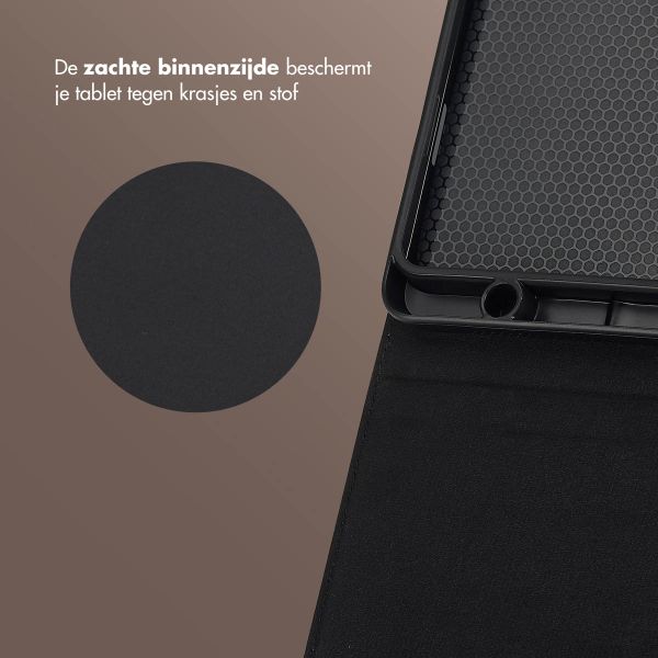 Selencia Riva Bookcase Samsung Galaxy Tab A9 Plus - Beige