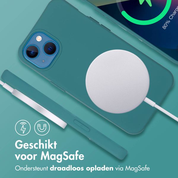 imoshion Color Backcover met afneembaar koord MagSafe Apple iPhone 13 - Donkergroen