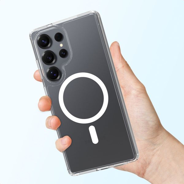 Accezz Xtreme Impact Backcover met MagSafe Samsung Galaxy S25 Ultra - Transparant