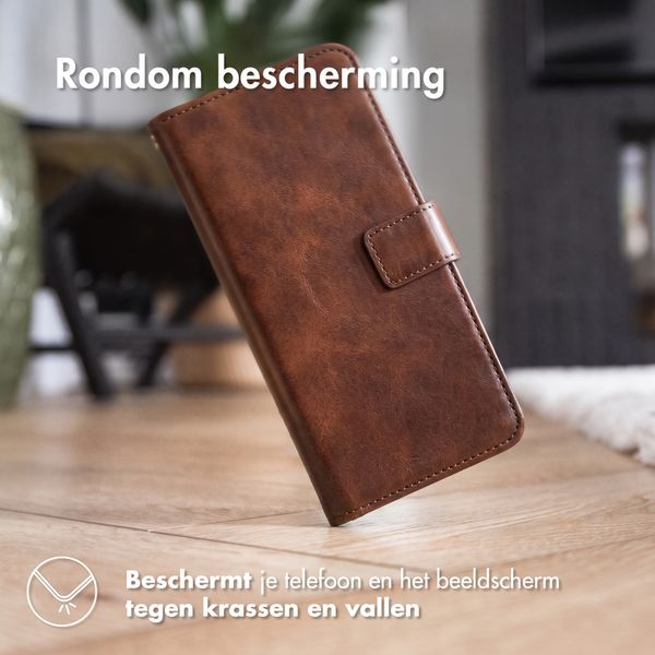 imoshion Luxe Bookcase Samsung Galaxy Z Fold 8 Ultra - Donkerbruin