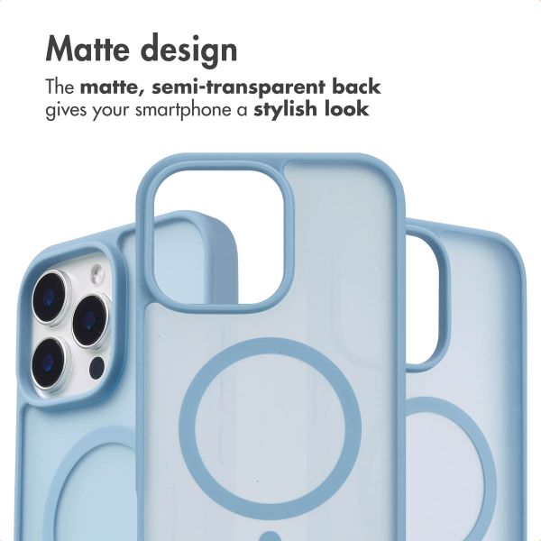 imoshion Colour Guard Back Cover with MagSafe Apple iPhone 16 Pro Max - Light blue