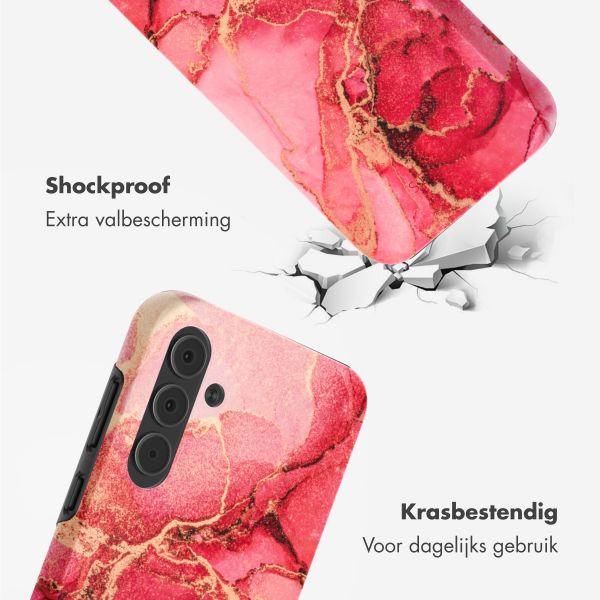 Selencia Vivid Tough Backcover Samsung Galaxy A55 - Rosy Marble