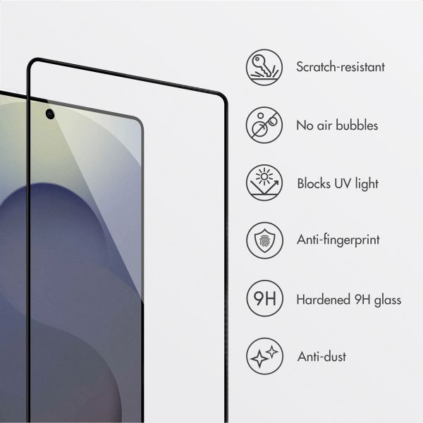Accezz Tempered Glass Screen Protector + Applicator Samsung Galaxy S25 Ultra