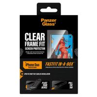 PanzerGlass Ultra Wide Fit FastFit in-a-box Privacy Screenprotector Apple iPhone Duo