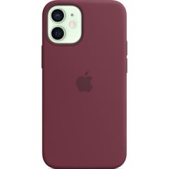 Apple Silicone Backcover MagSafe Apple iPhone 12 Mini - Plum