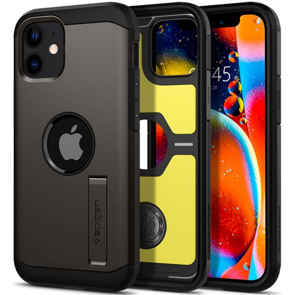 Spigen Tough Armor Backcover iPhone 12 Mini - Grijs