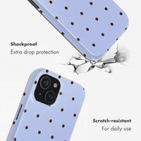 Selencia Vivid Back Cover Apple iPhone 15 - Happy Dots Digital Sky