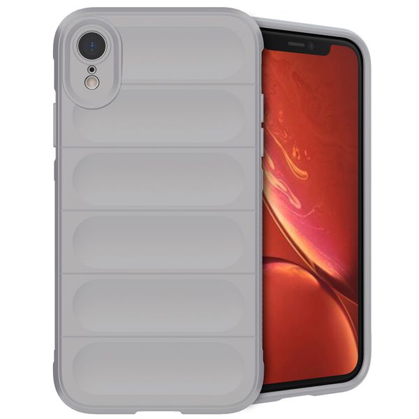 imoshion EasyGrip Backcover iPhone Xr - Grijs