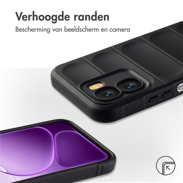 imoshion EasyGrip Backcover Oppo A6x (4G/5G) - Zwart