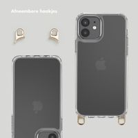 Selencia Backcover met afneembare haakjes Apple iPhone 12 (Pro) - Transparant