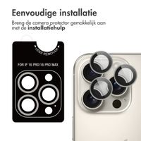 imoshion 2 Pack Camera lens protector Apple iPhone 16 Pro / 16 Pro Max - Natural / Titanium