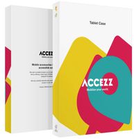 Accezz Rugged Trifold Bookcase Samsung Galaxy Tab A9 Plus - Donkerblauw