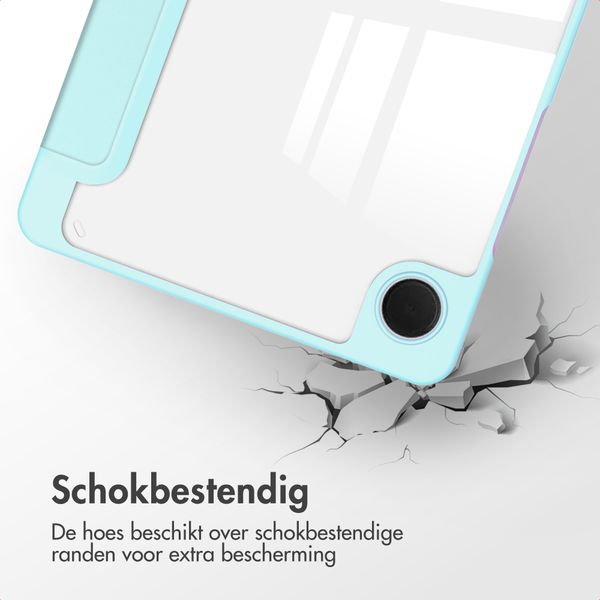 imoshion Trifold Hardcase Bookcase Samsung Galaxy Tab A11 Plus - Lichtblauw