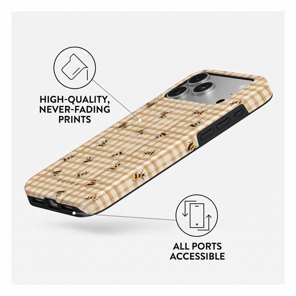 Burga Tough Back Cover with MagSafe Apple iPhone 18 Pro - Honeycomb