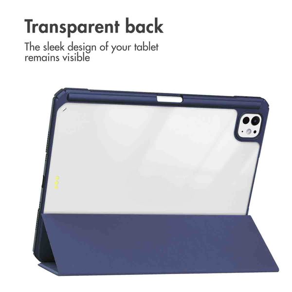 imoshion Trifold Hard Case Book Cover Apple iPad Pro 13 (2025) M5 / (2024) M4 - Dark Blue