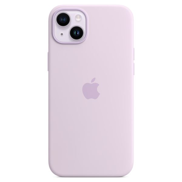 Apple Silicone Back Cover with MagSafe Apple iPhone 14 Plus - Lila