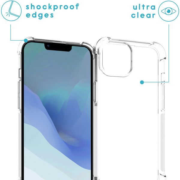 imoshion Backcover met koord Apple iPhone 14 - Zwart & Goud