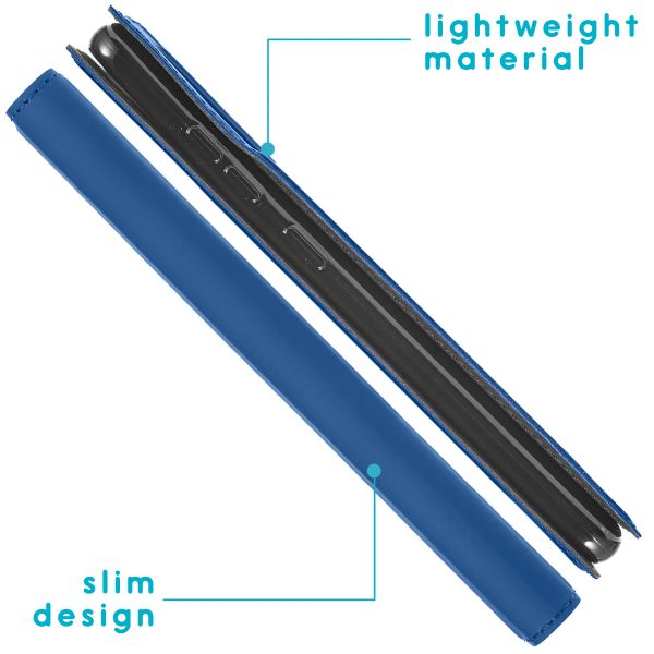 imoshion Slim Folio Bookcase Xiaomi Redmi Note 10 (5G) - Blauw