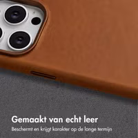 Accezz Vintage Leather Magsafe Backcover Apple iPhone 14 Pro - Tabacco Cognac
