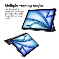 imoshion Design Trifold Case Apple iPad Air 13 inch (2026) M4 / (2025) M3 / (2024) M2 - Black Marble