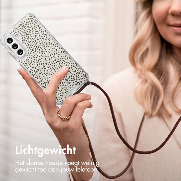 imoshion Design hoesje met koord Samsung Galaxy A55 - Desert Dots