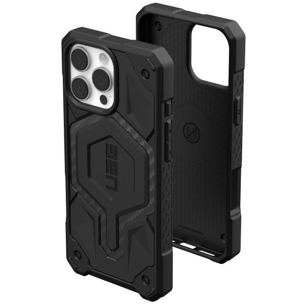 UAG Monarch Backcover Apple iPhone 16 Pro Max - Carbon Fiber