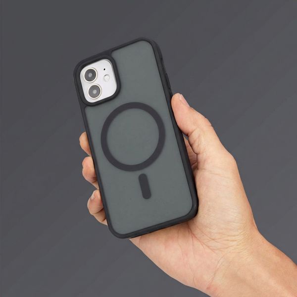 imoshion Colour Guard Back Cover with MagSafe Apple iPhone 12 (Pro) - Black