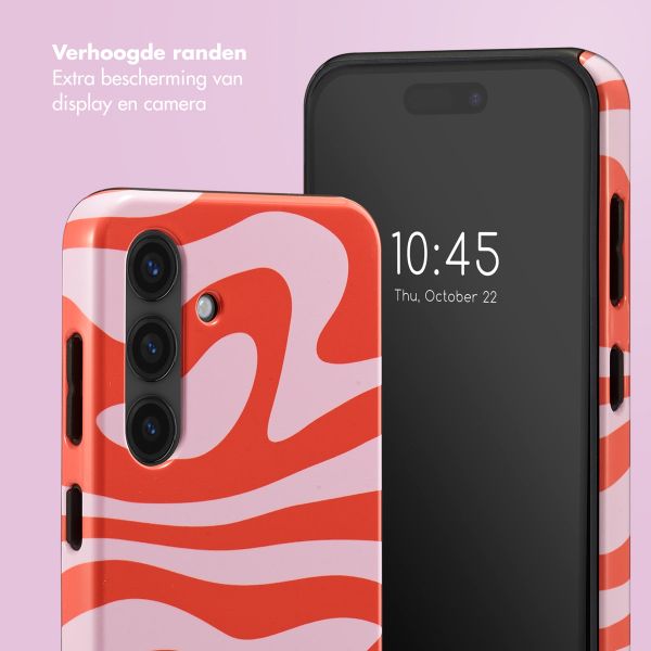 Selencia Vivid Backcover Samsung Galaxy S24 - Dream Swirl Pink