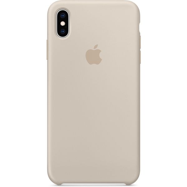 Apple Silicone Backcover iPhone Xs Max - Stone