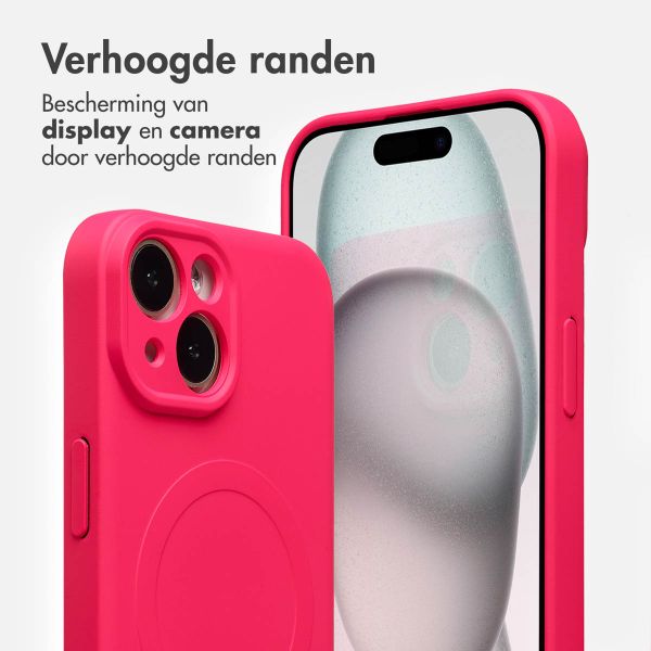 imoshion Color Backcover met MagSafe Apple iPhone 15 - Neon Pink