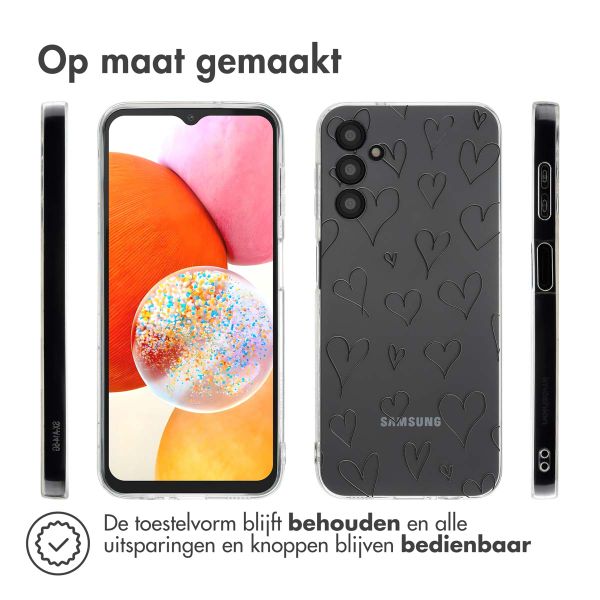 imoshion Design hoesje Samsung Galaxy A14 (5G/4G) - Hearts