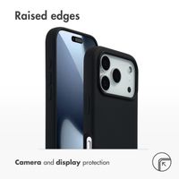Accezz Liquid Silicone Back Cover with MagSafe Apple iPhone 17 Pro - Black