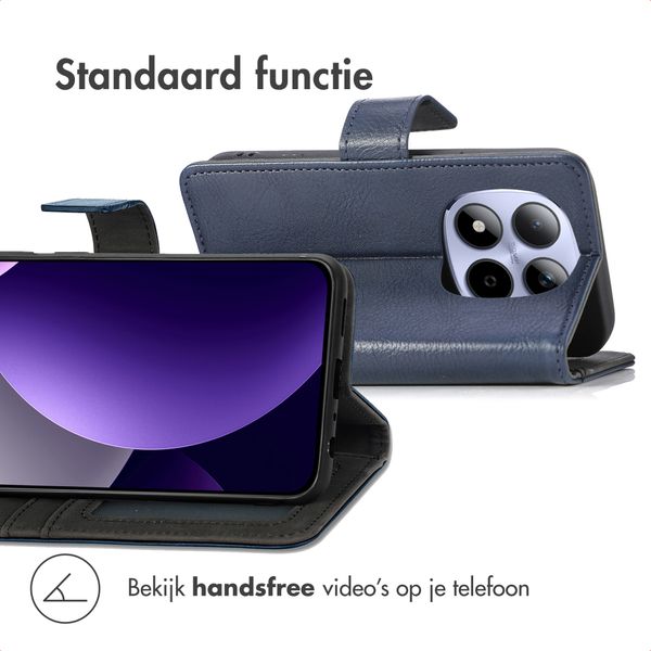 imoshion Luxe Bookcase Xiaomi Redmi Note 15 Pro (5G) - Donkerblauw