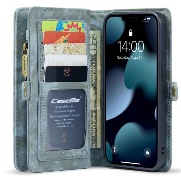 CaseMe Luxe Lederen 2 in 1 Portemonnee Bookcase iPhone 13