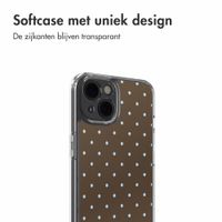 imoshion Design hoesje Apple iPhone 14 - Polka Dot Bruin