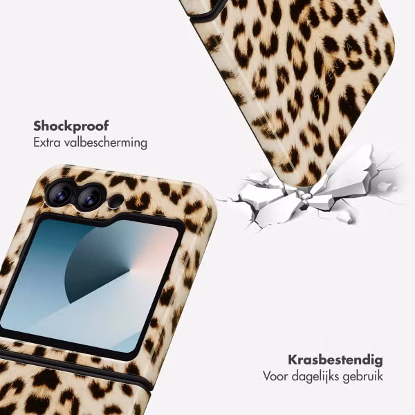 Selencia Vivid Backcover Samsung Galaxy Z Flip 6 / Flip 7 FE - Wild Leo