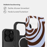 Selencia Vivid Backcover met MagSafe Apple iPhone 16 Pro Max - Dream Swirl Chocolate