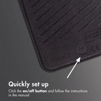 Accezz Magnetic Leather Card Holder - Compatible with Apple Find My - Onyx Black
