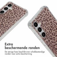 imoshion Design hoesje met koord Samsung Galaxy S24 - Leopard Mood