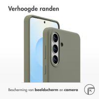 Accezz Liquid Silicone Backcover met MagSafe Samsung Galaxy S26 Plus - Cooper Green