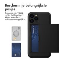 imoshion Backcover met pasjeshouder Apple iPhone 11 Pro - Zwart