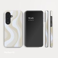 Selencia Vivid Back Cover Samsung Galaxy A37 (5G) - Desert Waves Beige