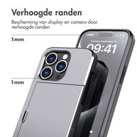imoshion Backcover met pasjeshouder Apple iPhone 15 Pro - Grijs