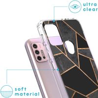 imoshion Design hoesje Motorola Moto G30 / G20 / G10 (Power) - Grafisch Koper / Zwart