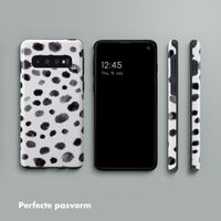 Selencia Vivid Tough Backcover Samsung Galaxy S10 - Trendy Leopard